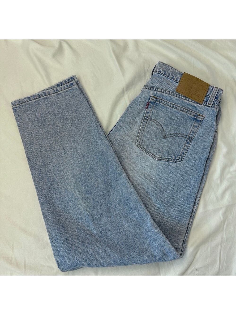 Y2K Vintage 560 Levi's Blue Jeans Loose Fit Straight Leg High Rise Women's 14